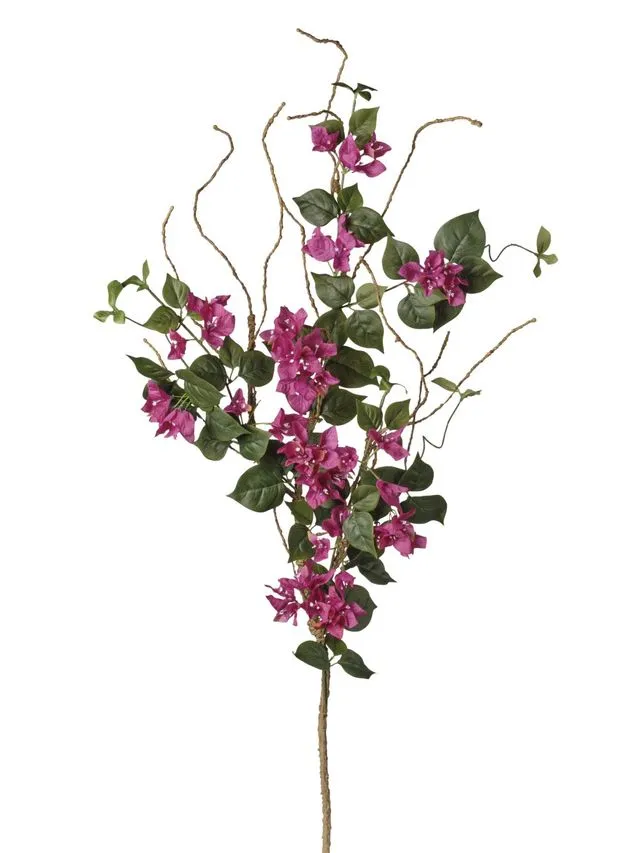 Feuillazur Rungis bougainvillier jardin branche artificielle 160cm fushia