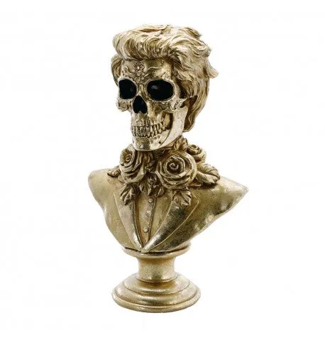 Feuillazur Rungis Buste Coco Tête de Mort Statue Gothique