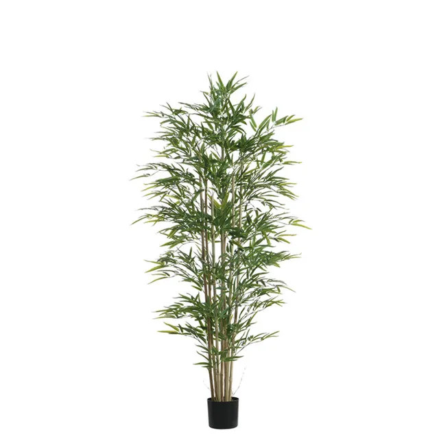 Sia Home Arbres artificiels Bambou en pot 180 cm arbre vert