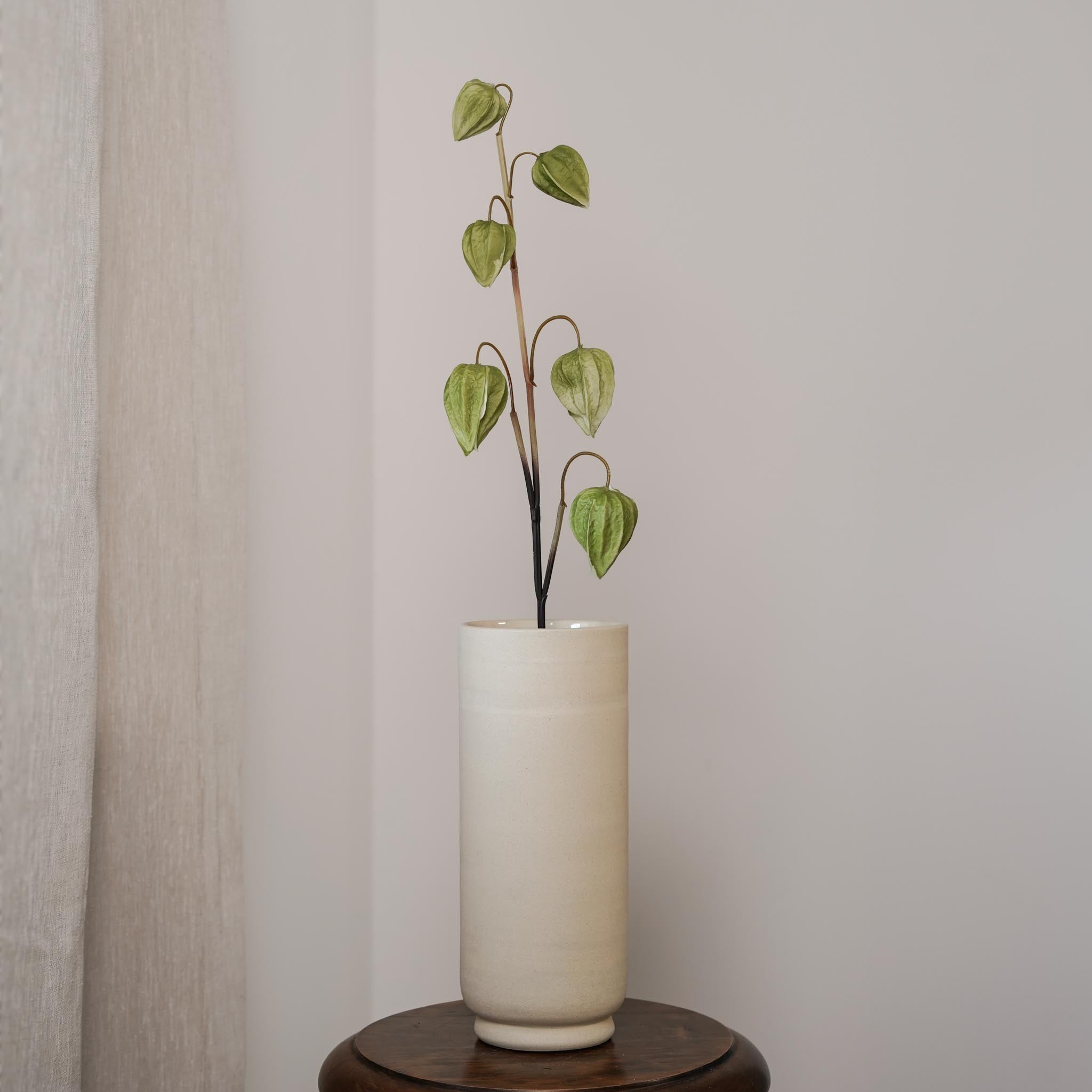 Flowrette Amour en cage branche artificielle verte x1