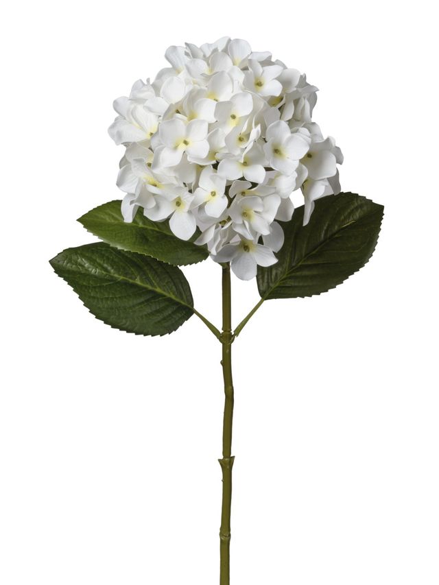 Feuillazur Rungis Hortensia fleur artificielle 61cm blanc