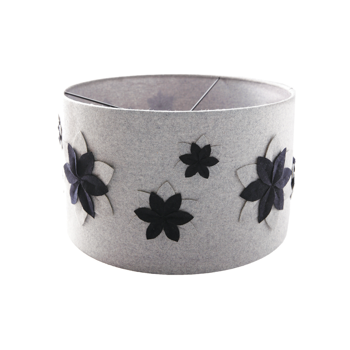 Sia Home Abat-Jour Fleurs abat-jour beige 40 cm