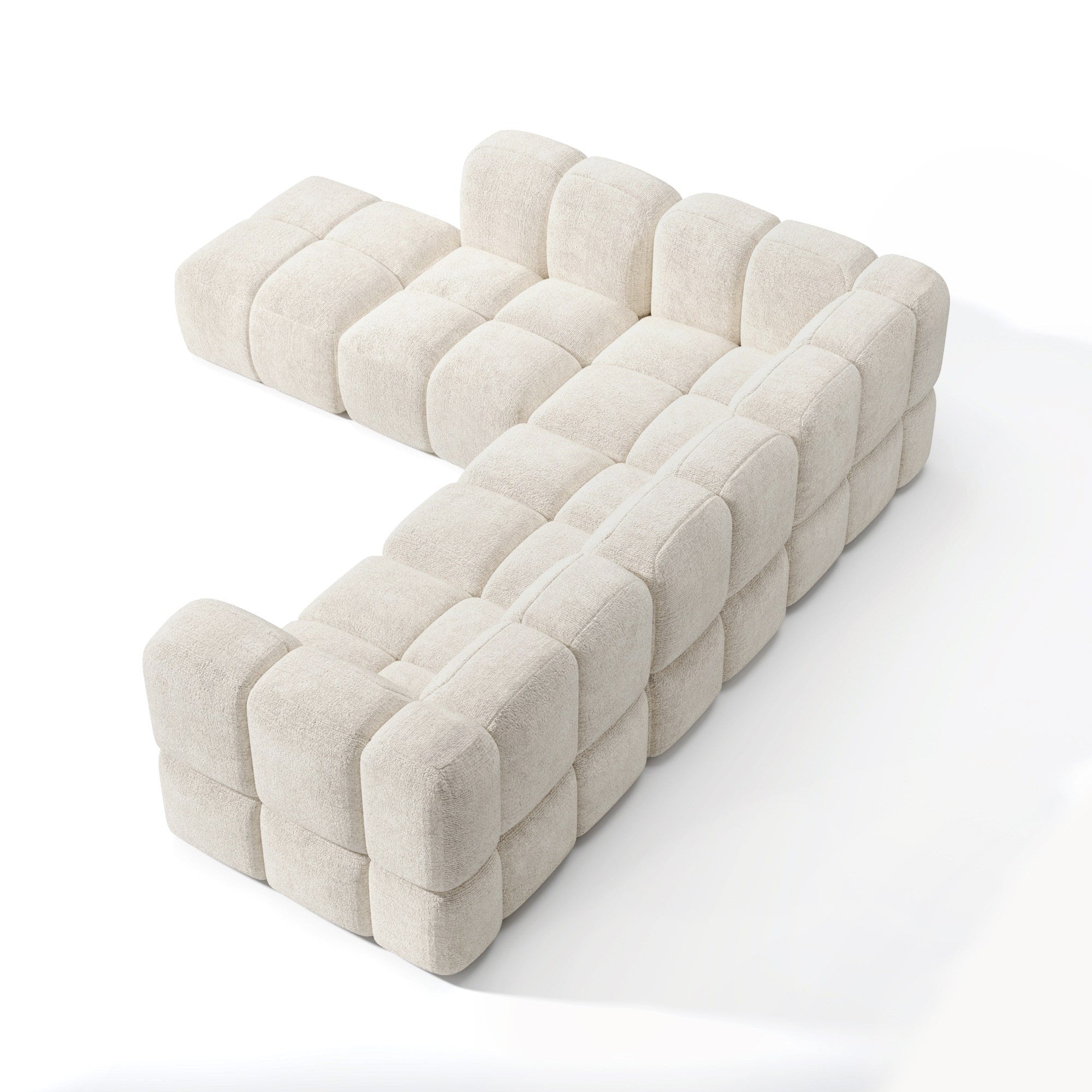 Sia Home Nubi canapé angle gauche modulable 7 places