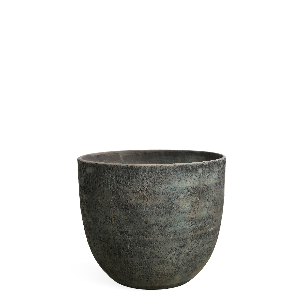 Sia Home Cache-pots Terra arrondi 38 cm gris clair