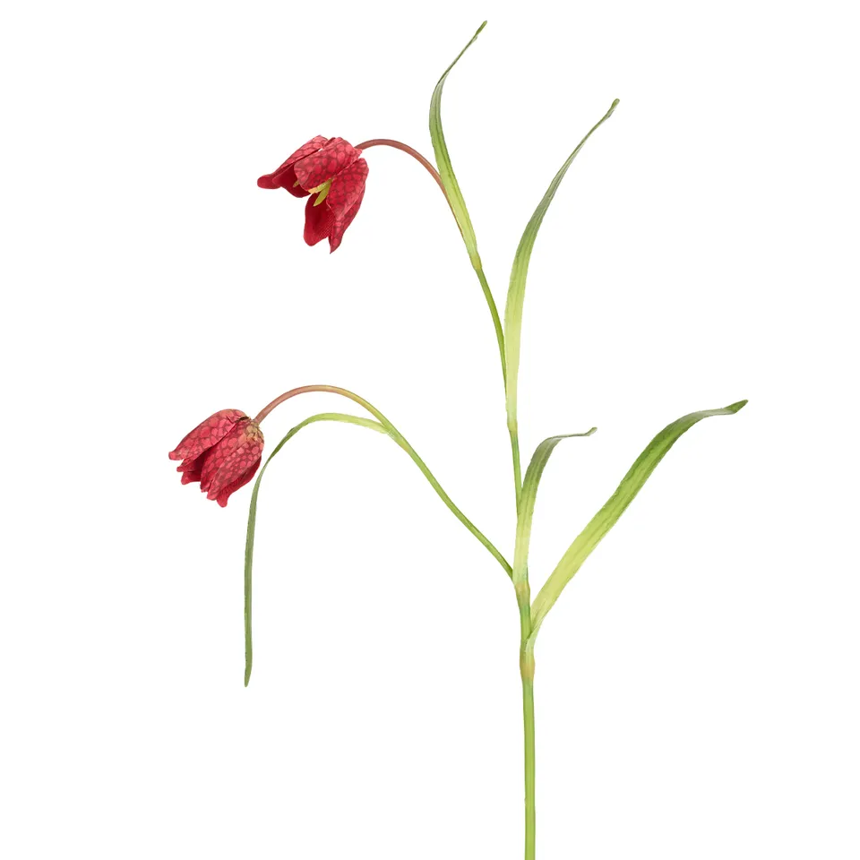 Sia Home Fritillaria tige fleur artificielle rouge 70 cm