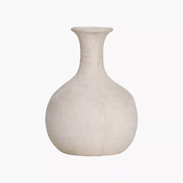 Flowrette Jalor vase papier mâché 20x20x27 cm beige