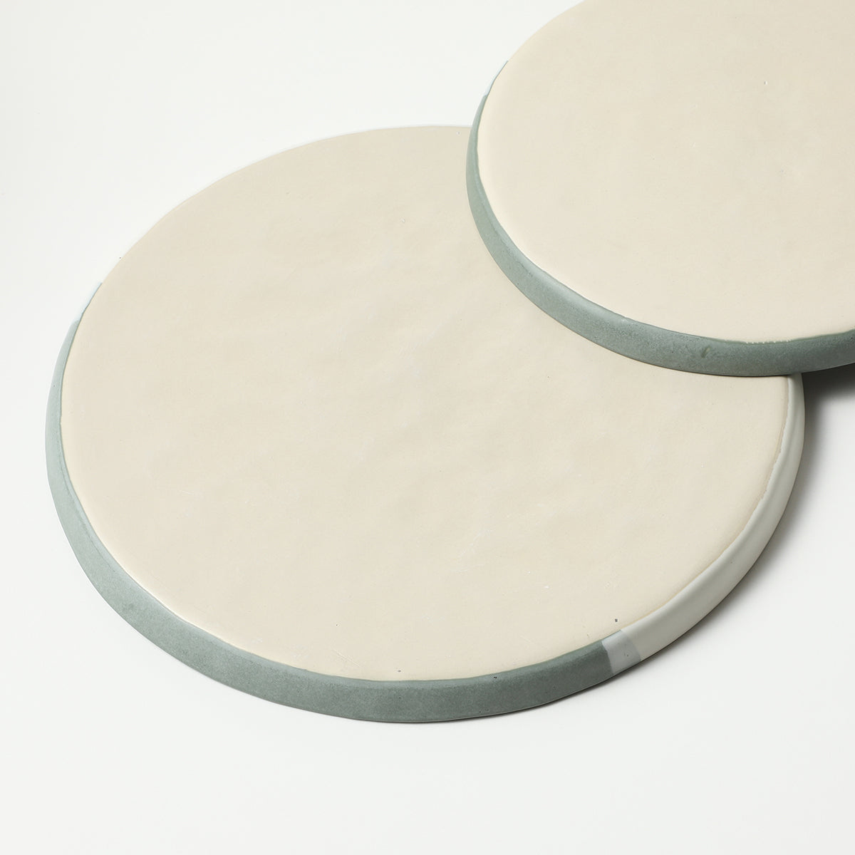 Sia Home Matty service 4 assiettes plates grès vert 27 cm