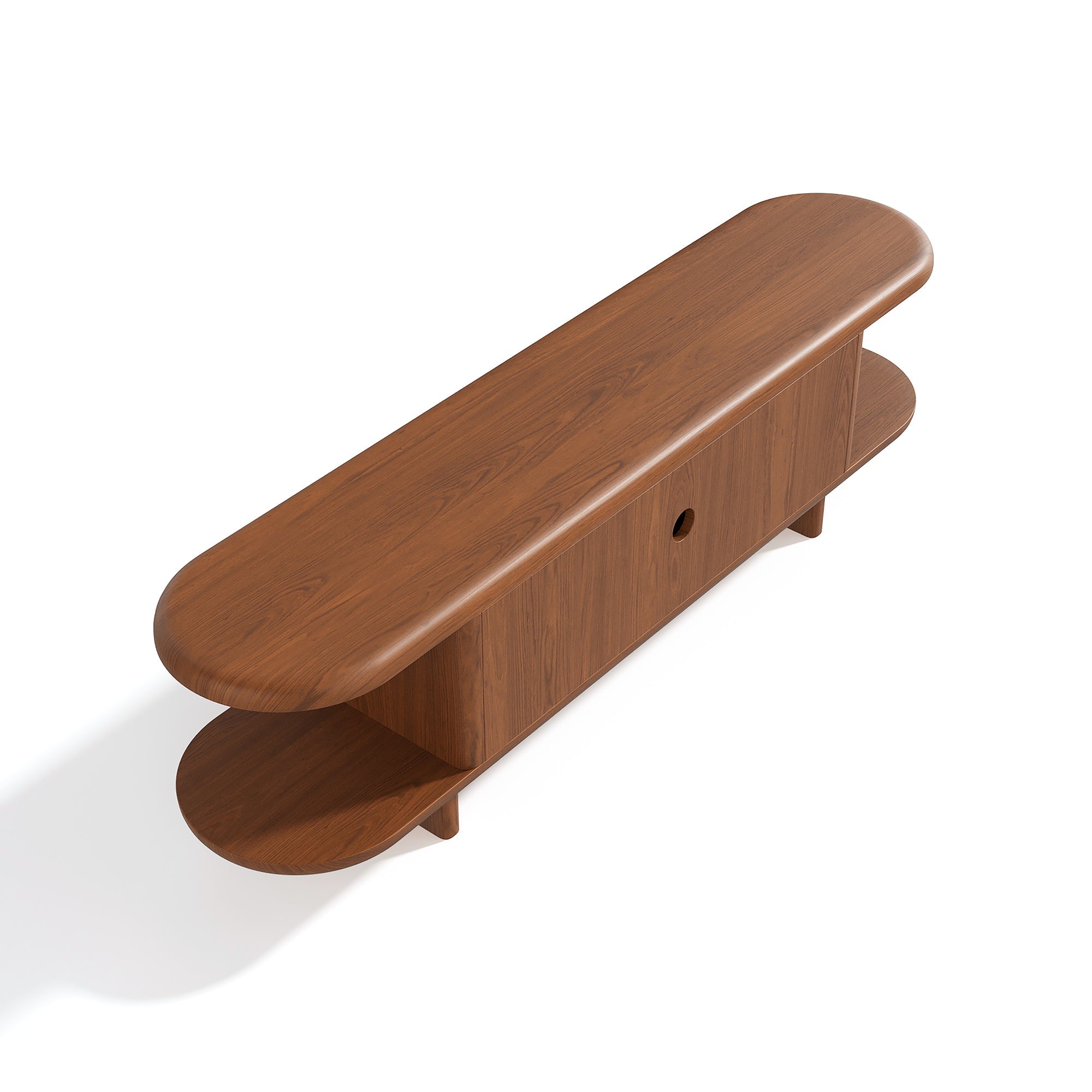 Sia Home Boia meuble TV noyer rangement