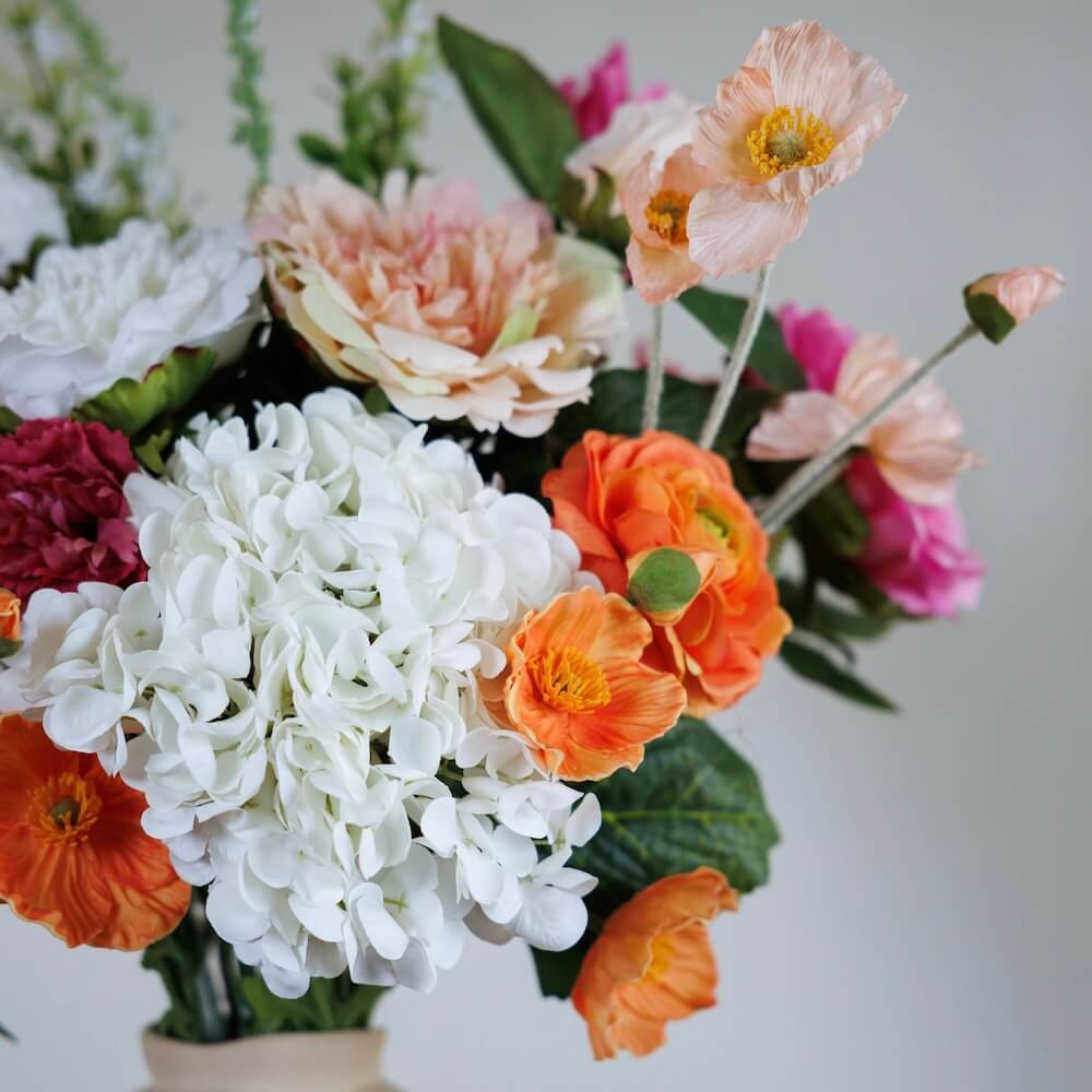 Flowrette Margaret bouquet fleurs artificielles Real Touch