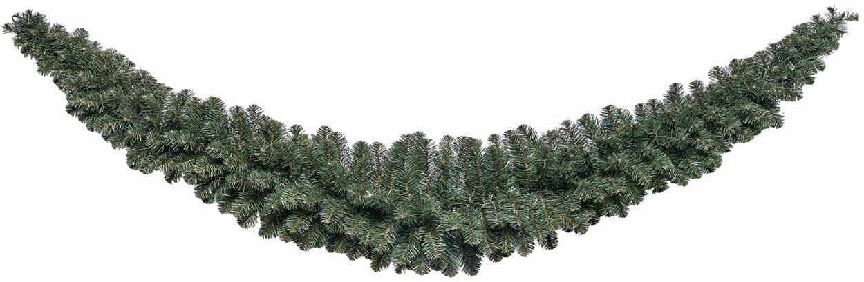 Feuillazur Rungis Guirlande ovale sapin 270cm 40cm