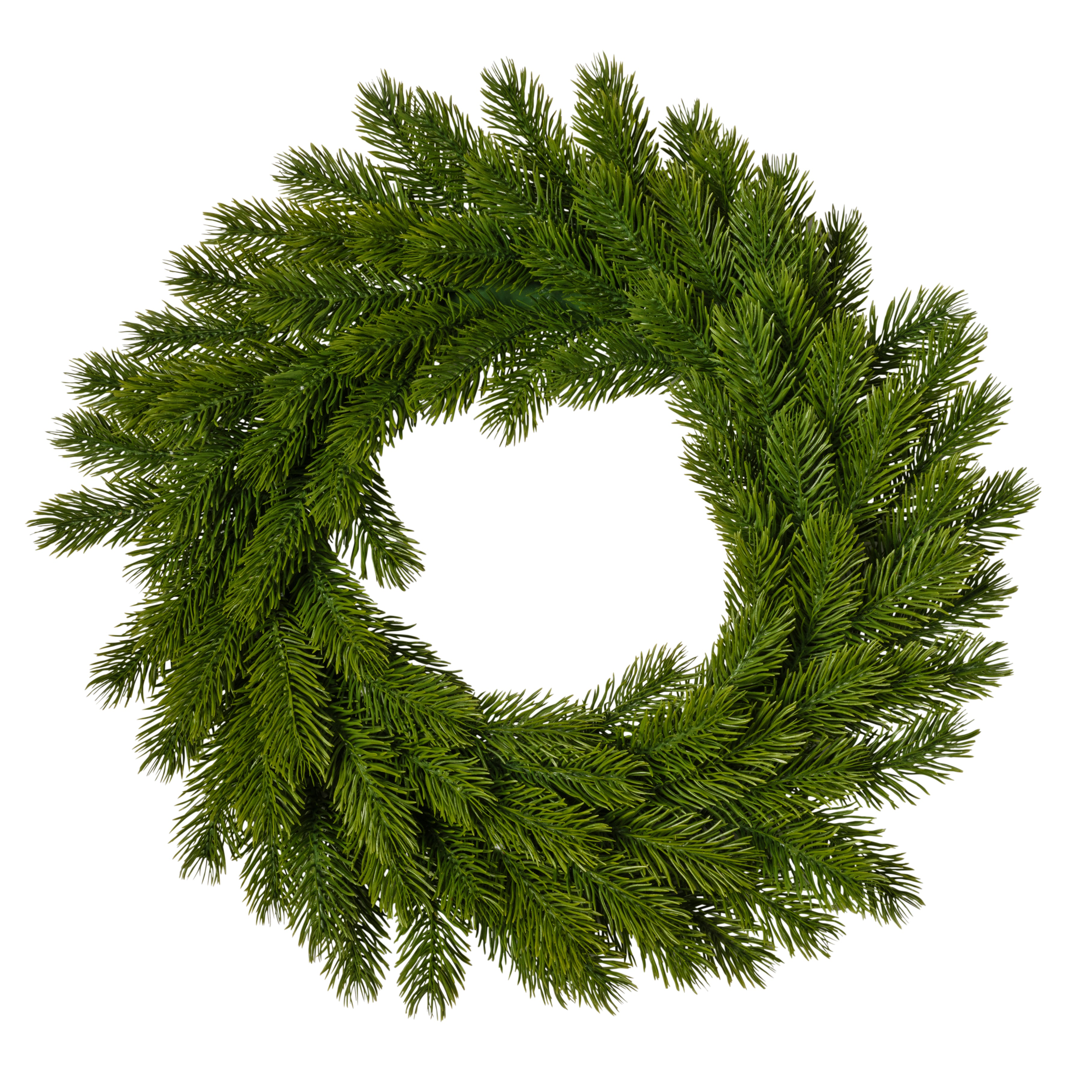 Feuillazur Rungis Couronne pin vert couronne Noël 45 cm