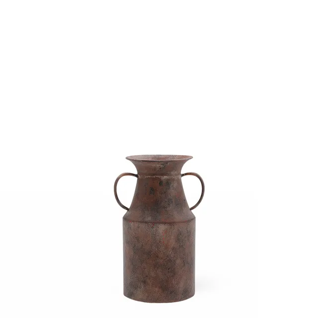 Sia Home Arka vase métal marron 25 cm
