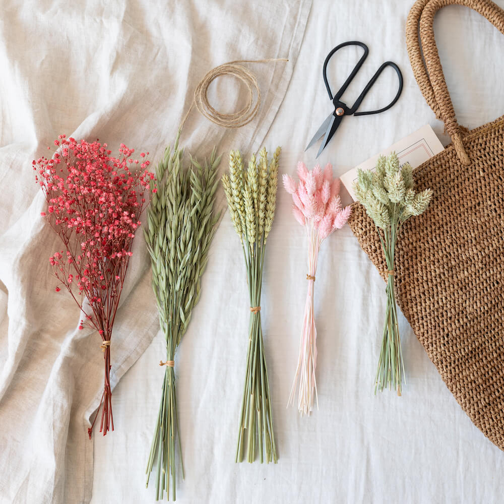 Flowrette Guirlande Fleurie kit DIY fleurs séchées