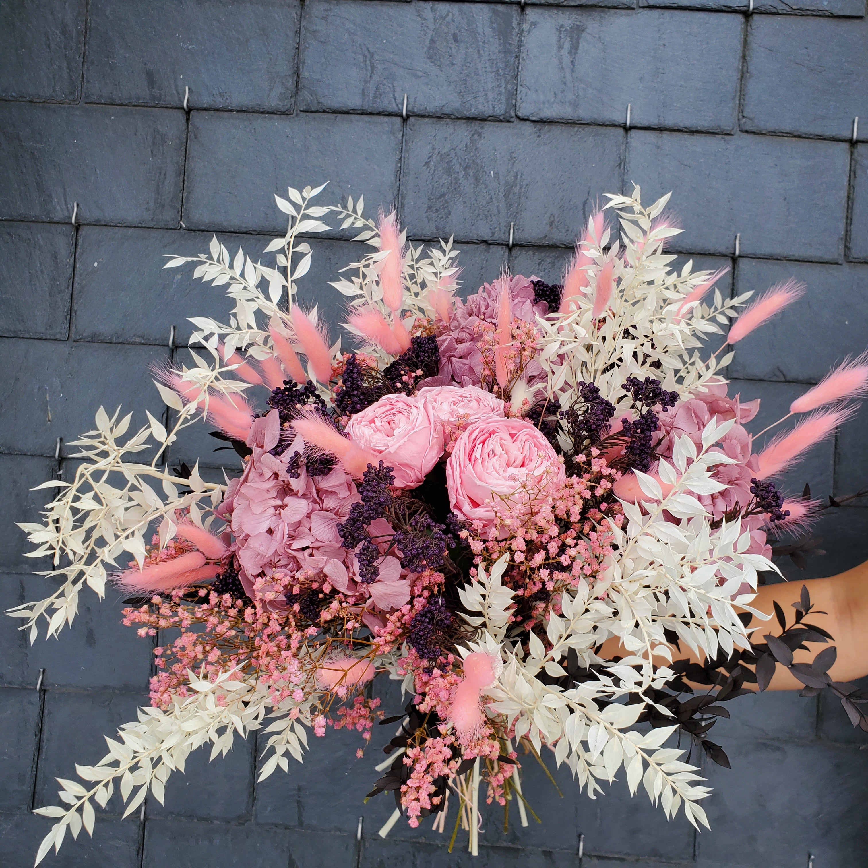 Ateliers Ouchamp Bouquets Rue d'Andigné bouquet 50 cm rose