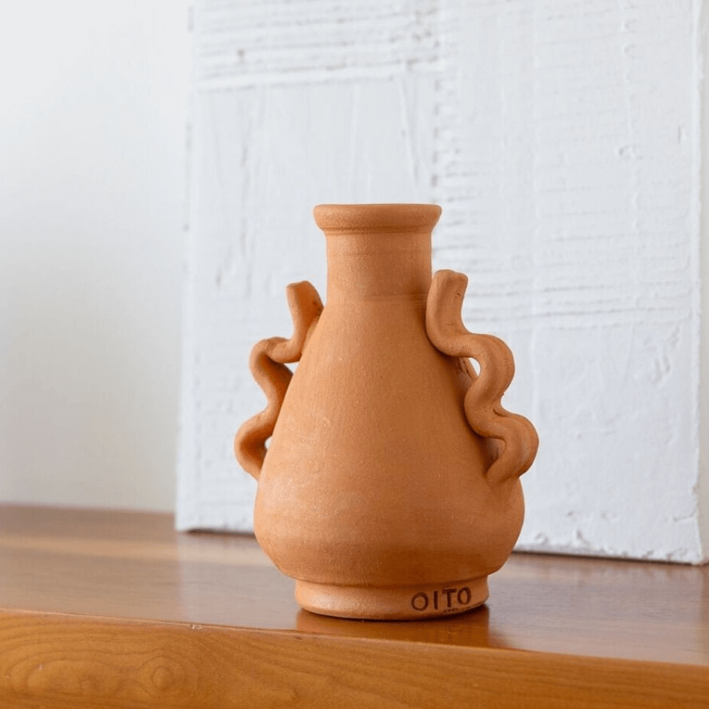 Flowrette Vases Carmen vase céramique terre 20 cm anses