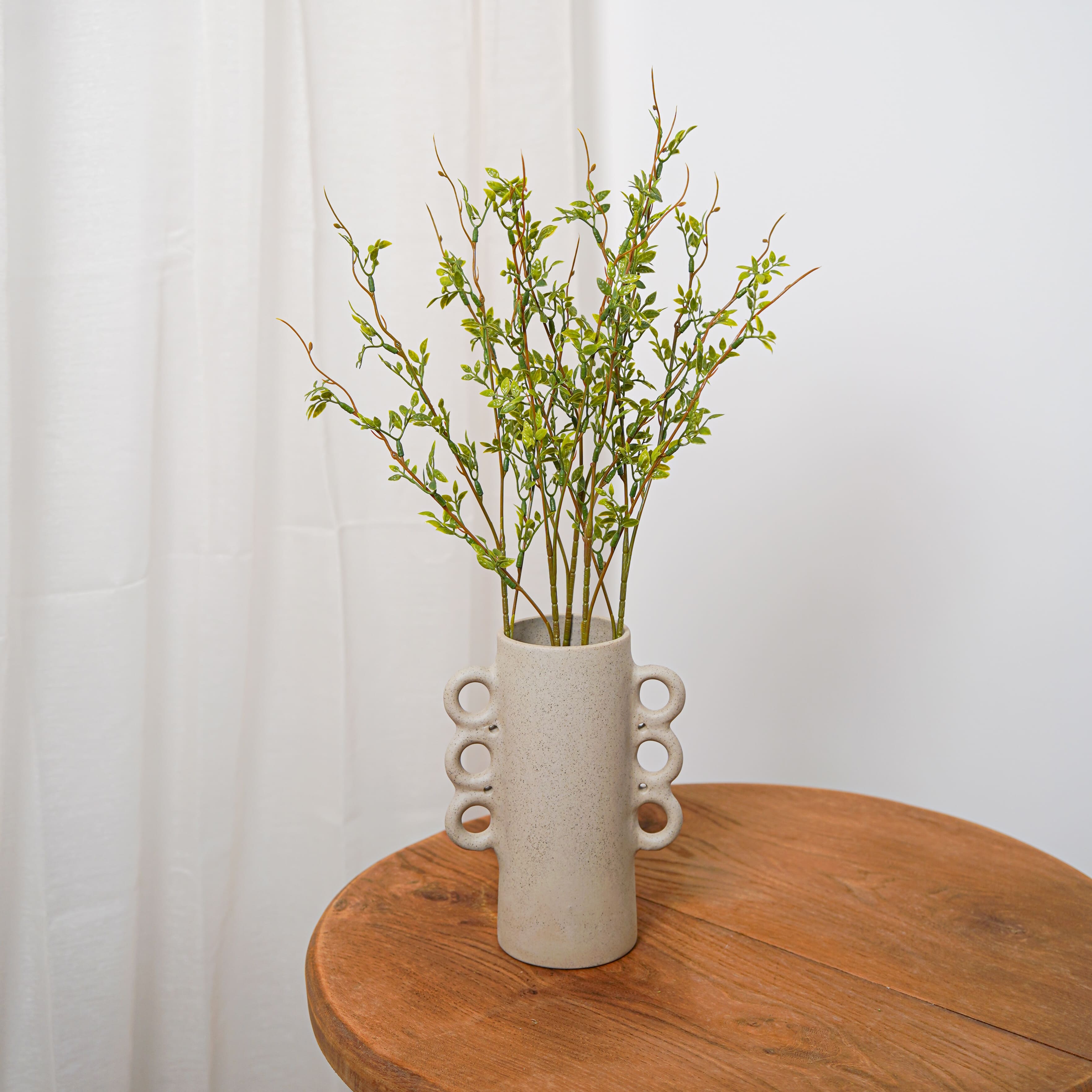 Flowrette Saule artificiel vert tige x1 toucher naturel