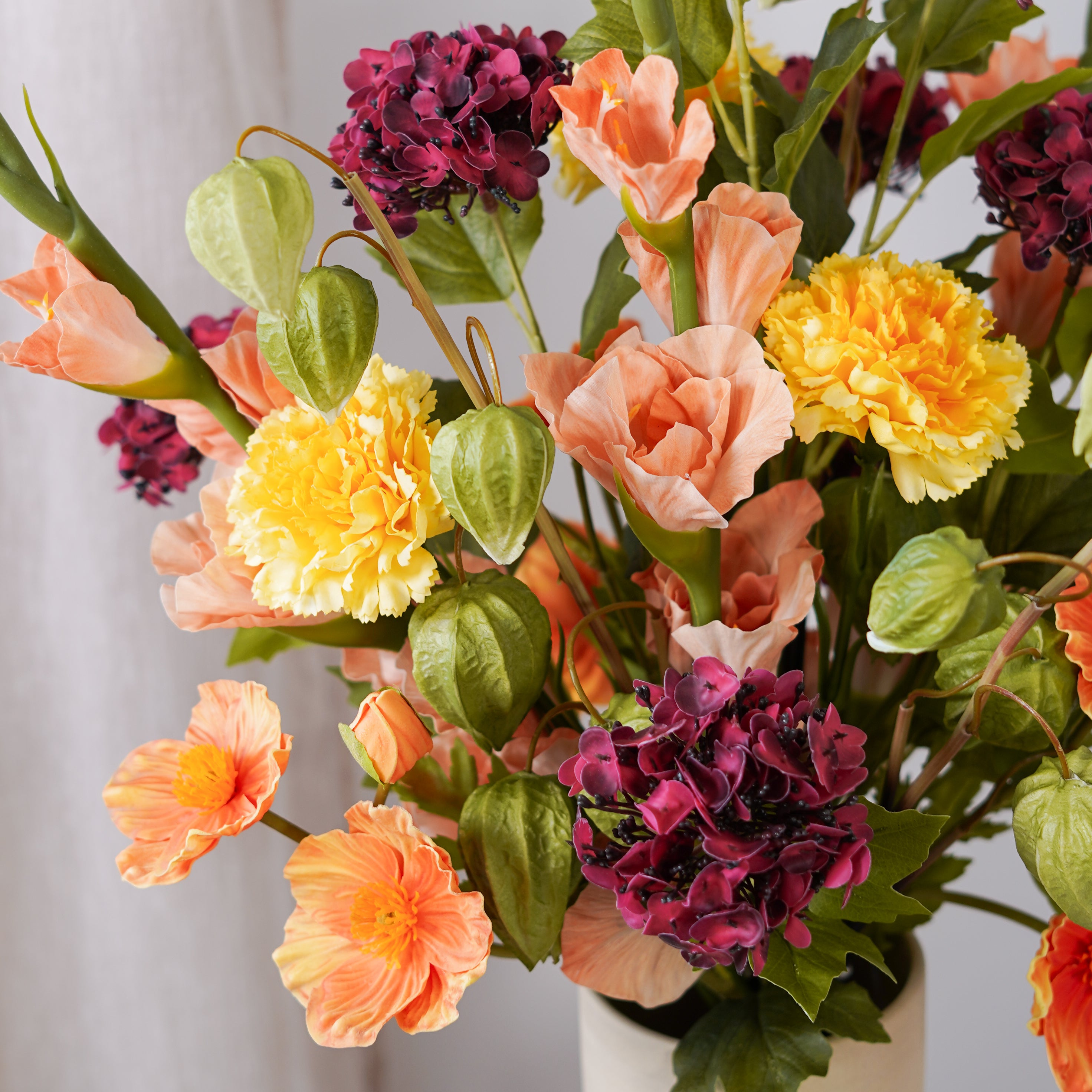 Flowrette Bénédicte bouquet fleurs artificielles solaire