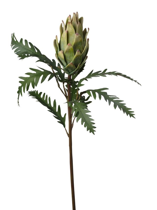 Feuillazur Rungis Protea fleur artificielle violet 73cm