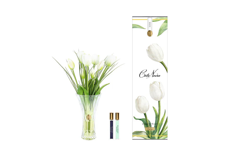 Côte Noire Charente CHT01 fleurs parfumées tulipes blanches
