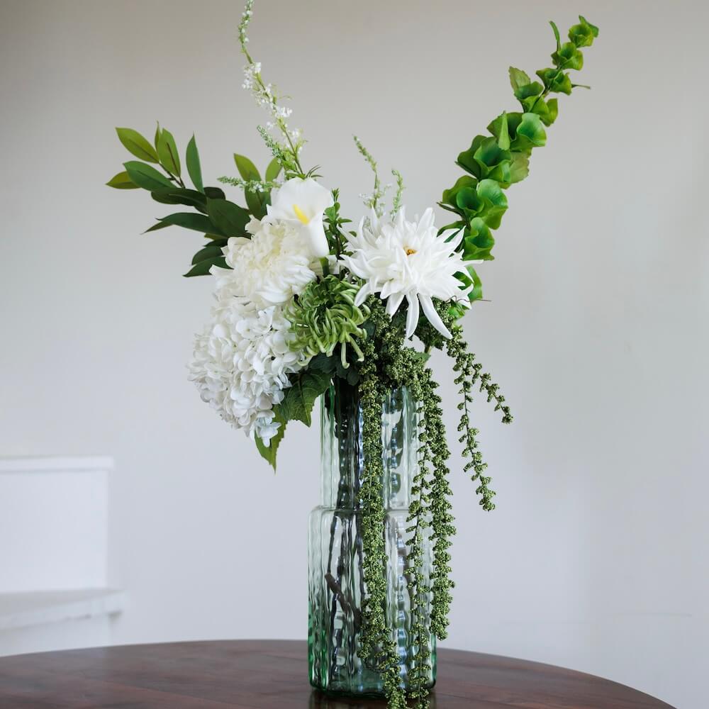 Flowrette Seraphina bouquet fleurs artificielles blanc