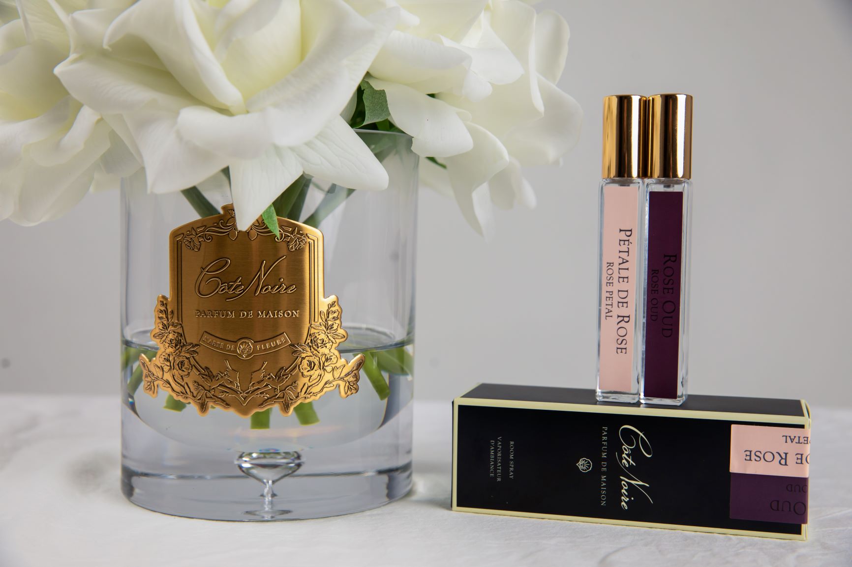 Côte Noire Grand Bouquet LTW05 Fleurs Champagne Coffret