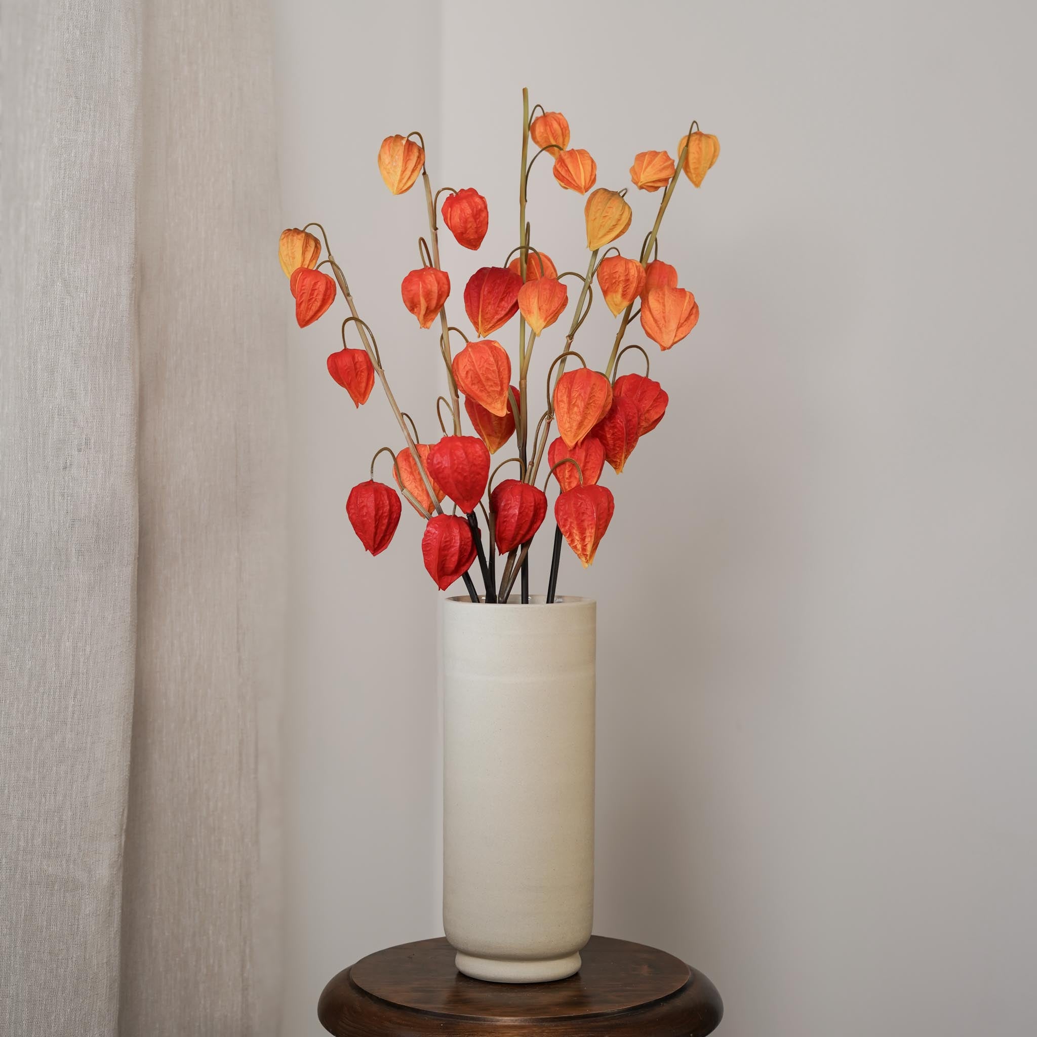 Flowrette amour en cage fleur artificielle orange x1