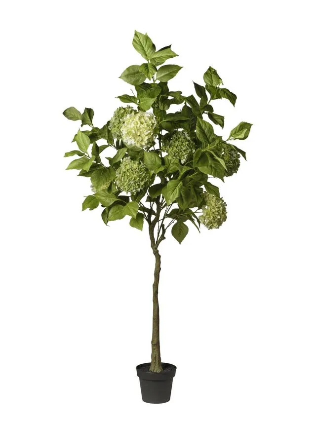 Feuillazur Rungis Hortensia plante artificielle verte 108cm