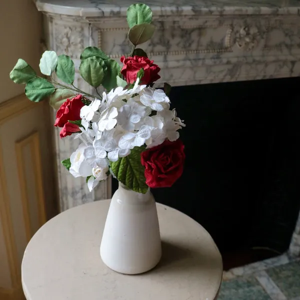 Flowrette Bouquet Love fleurs papier Saint-Valentin roses