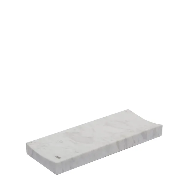 Sia Home Rangements Vide-poche Office coupelle marbre blanc