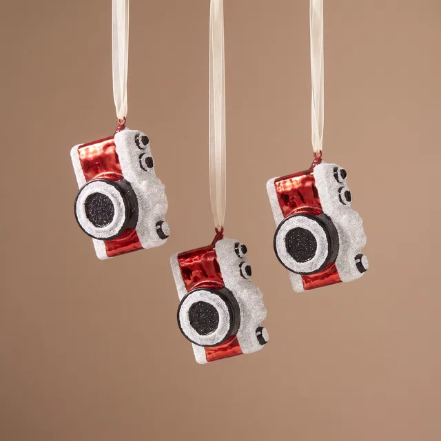 Sia Home Pop suspension de Noël appareil photo rouge