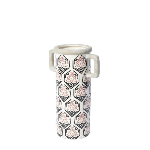 Sia Home Amaryllis vase céramique blanc 35 cm