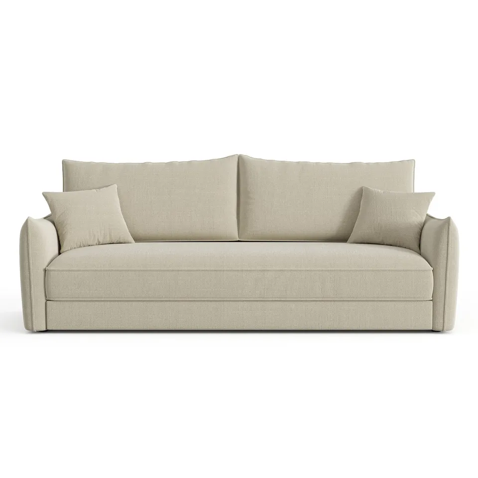 Sia Home Plume canapé convertible 3 places beige