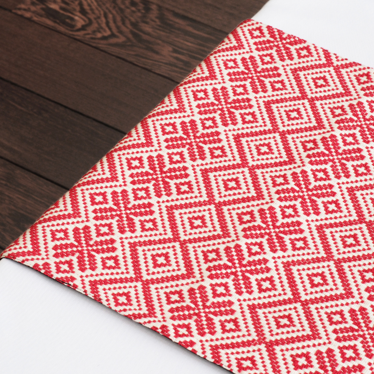 Sia Home Ginger chemin de table 140 cm rouge