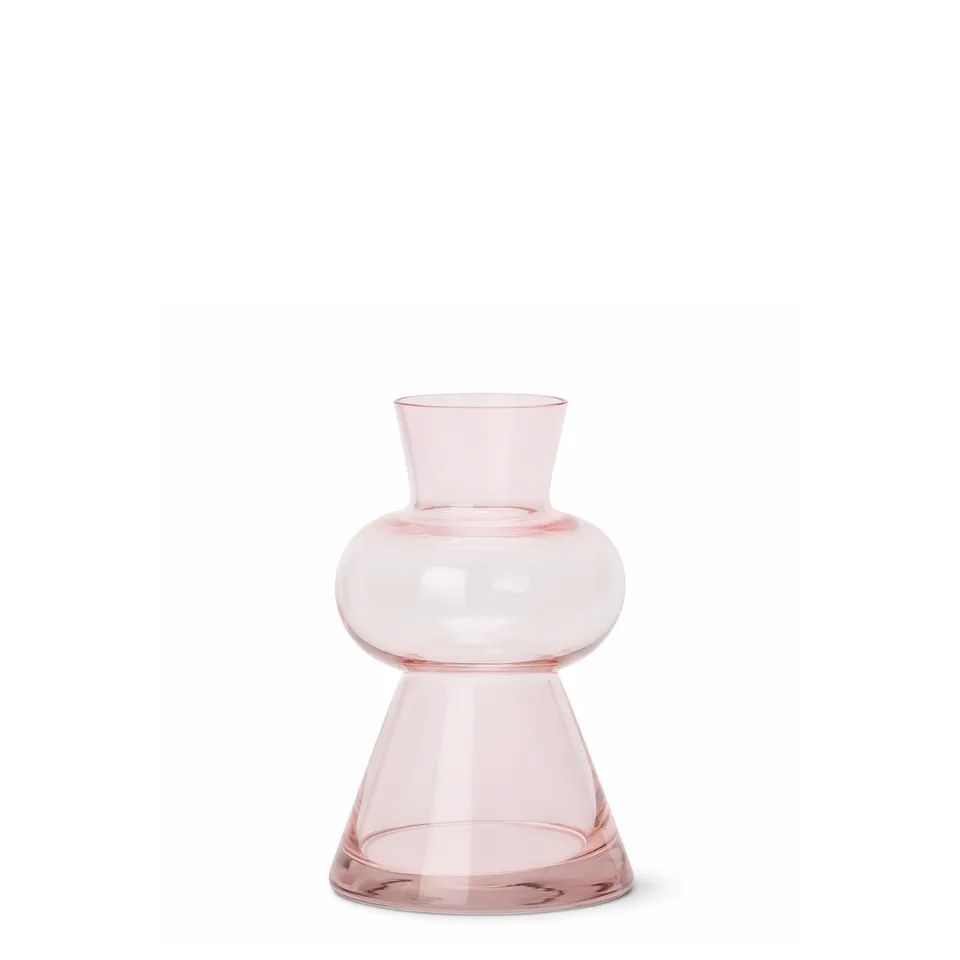 Sia Home Vases Bubble 23 cm vase verre rose