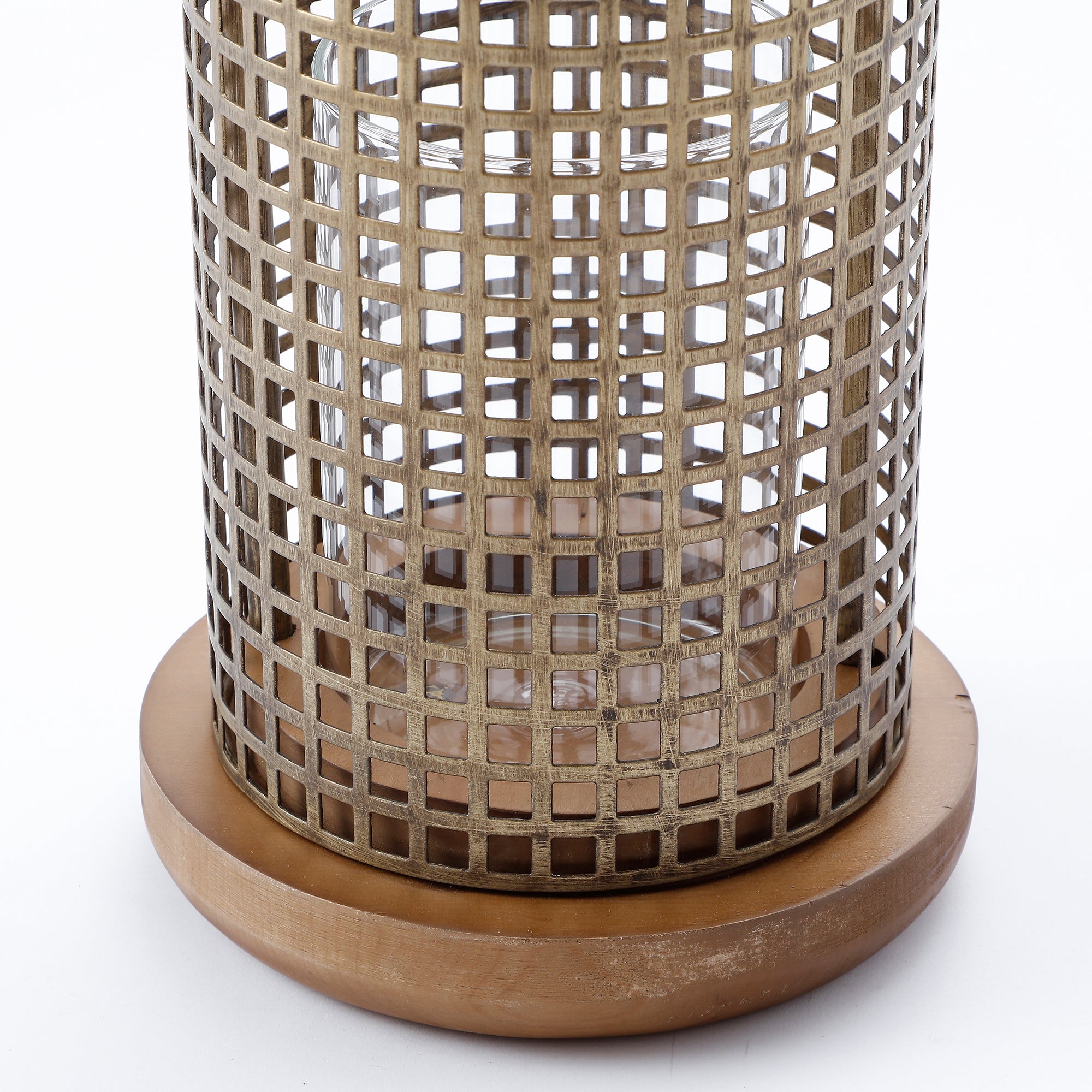 Sia Home Silo lanterne métal doré 36 cm bougie