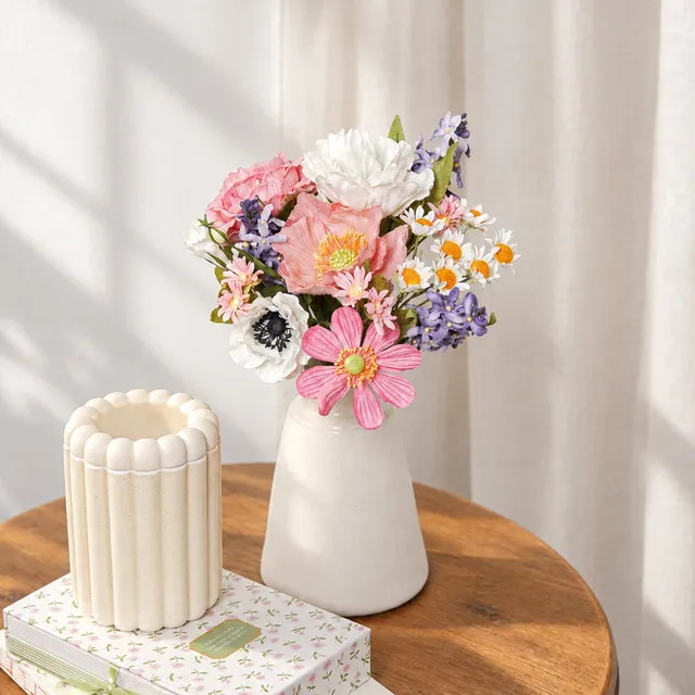 Flowrette Cassatt bouquet fleurs en papier 12 tiges