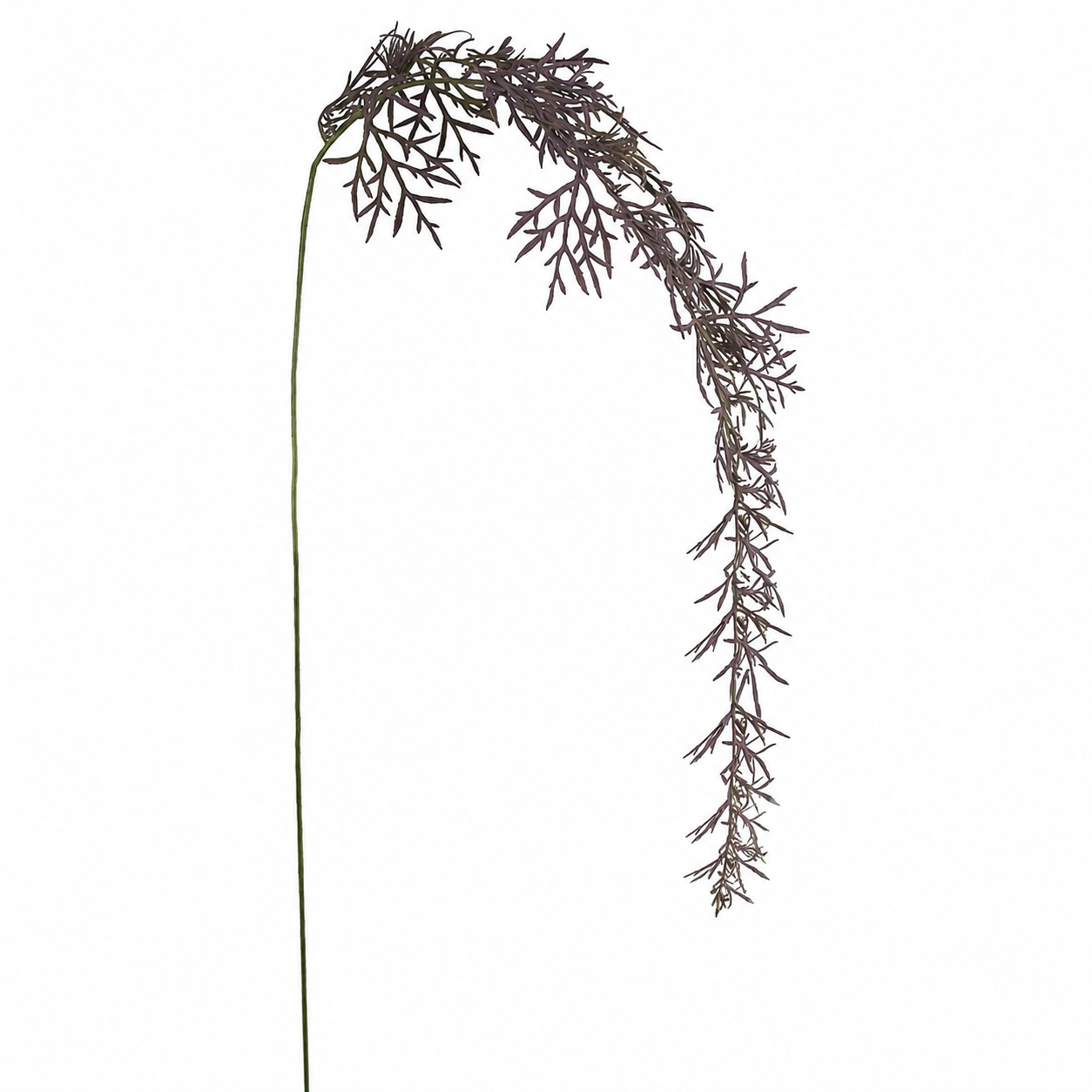 Sia Home Herbe tombante feuillage artificiel bordeaux 129 cm