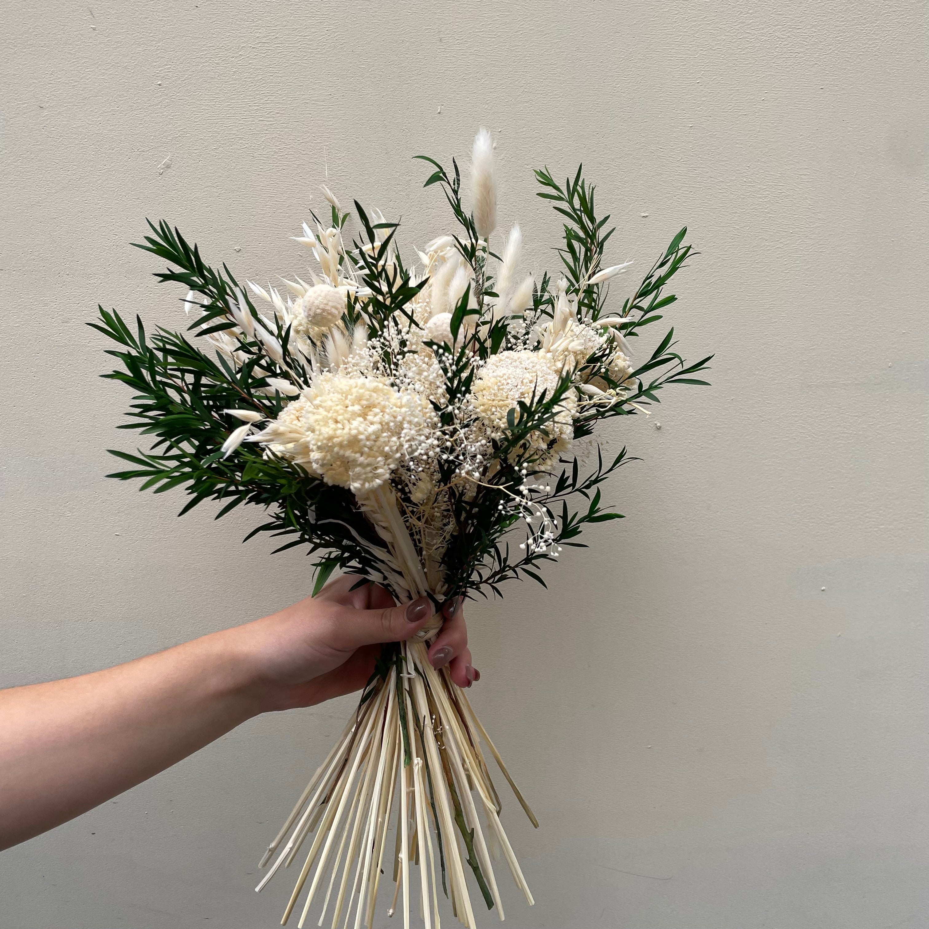 Ateliers Ouchamp Bouquets Belles Feuilles bouquet rose taille M 23 cm