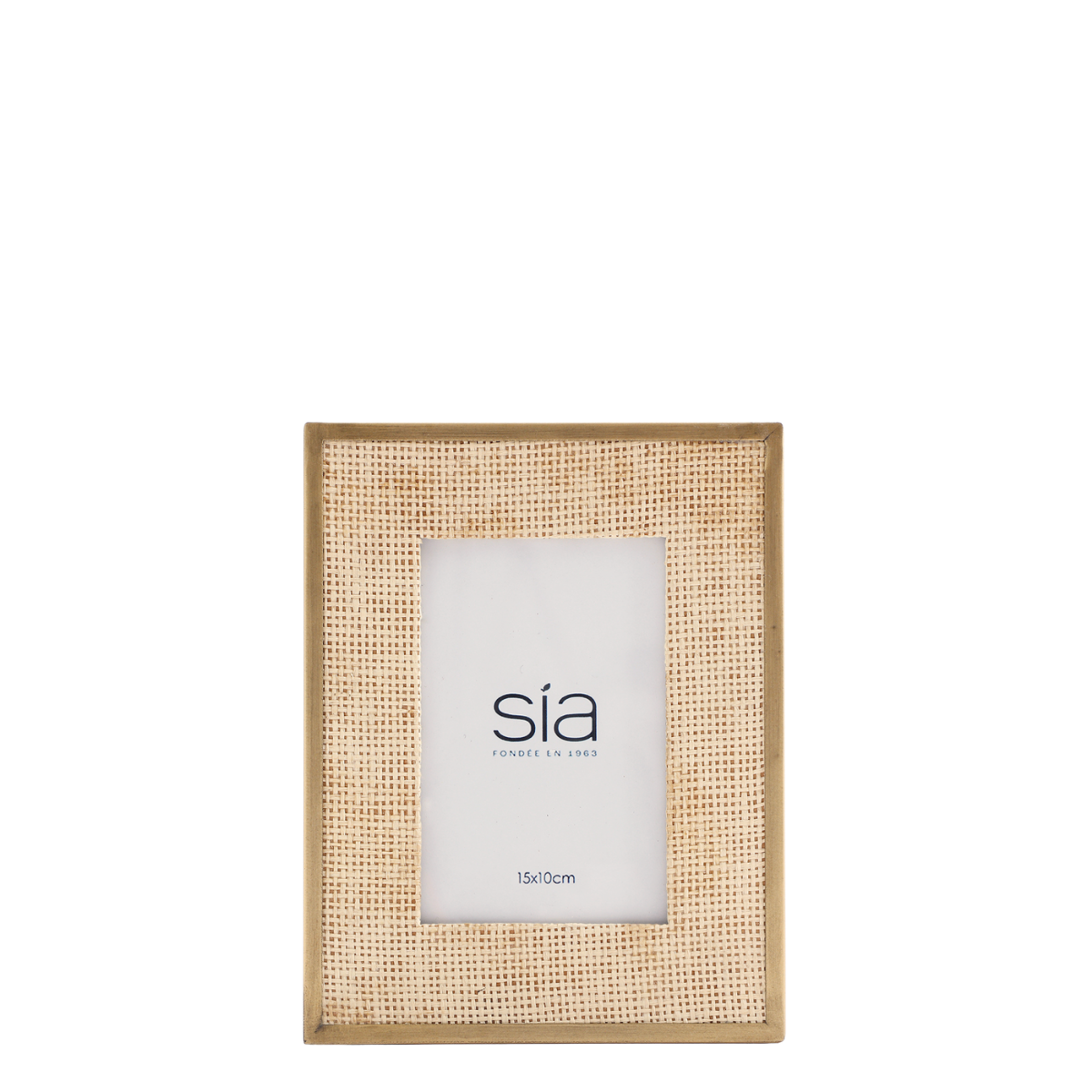 Sia Home Loft cadre photo rotin beige 10x15