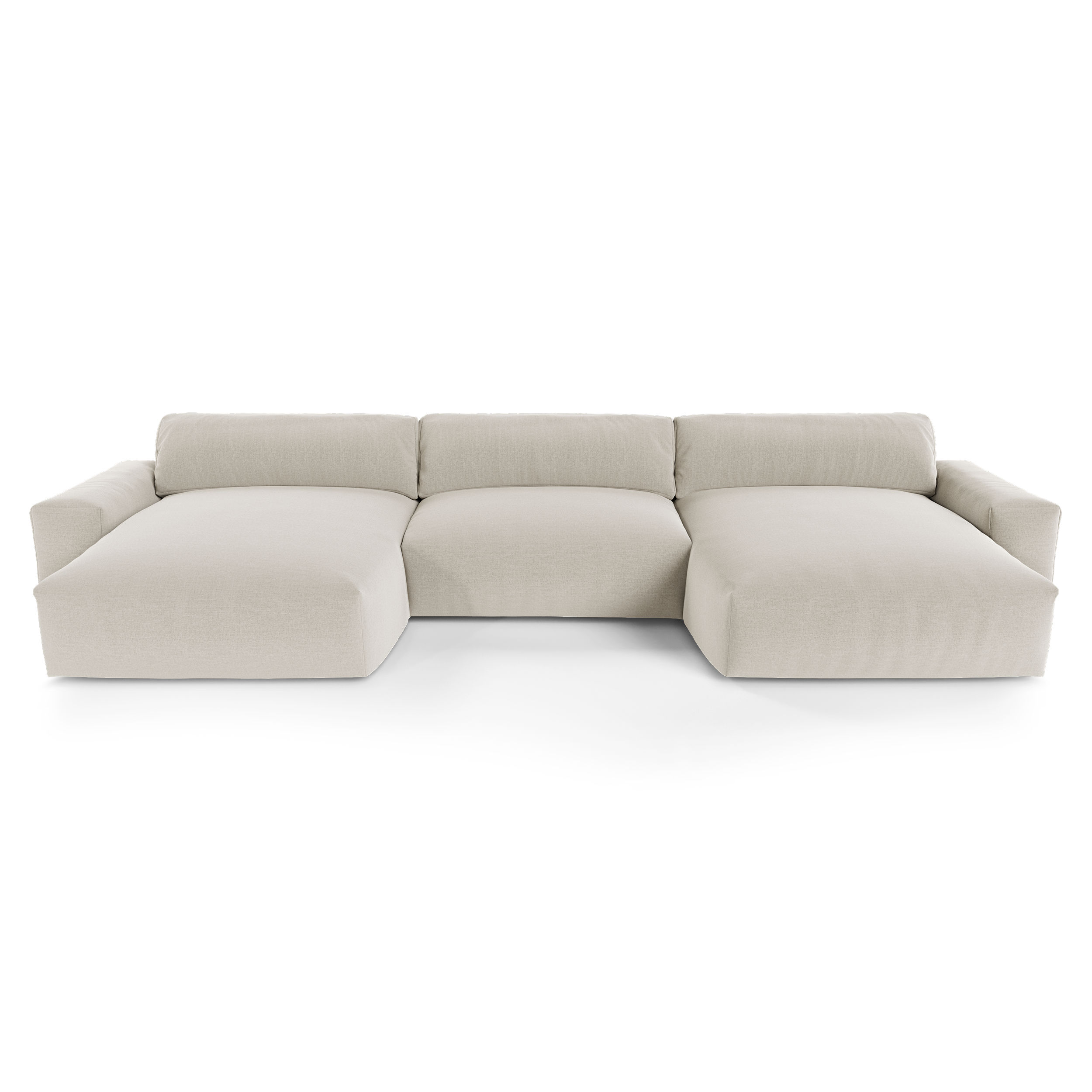 Sia Home Bliss Panoramique canapé beige 5 places