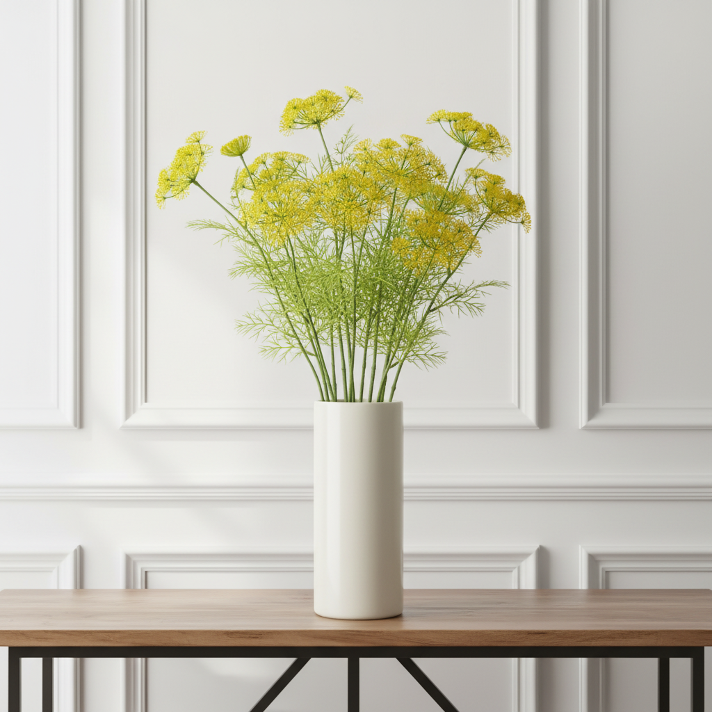 Sia Home Carotte Sauvage 42 cm tige artificielle jaune