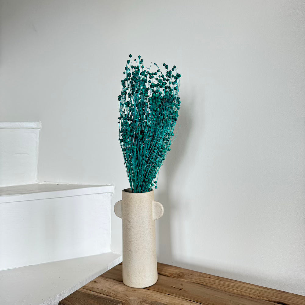 Flowrette Fleurs séchées Botte Lin Turquoise fleur séchée x1 turquoise