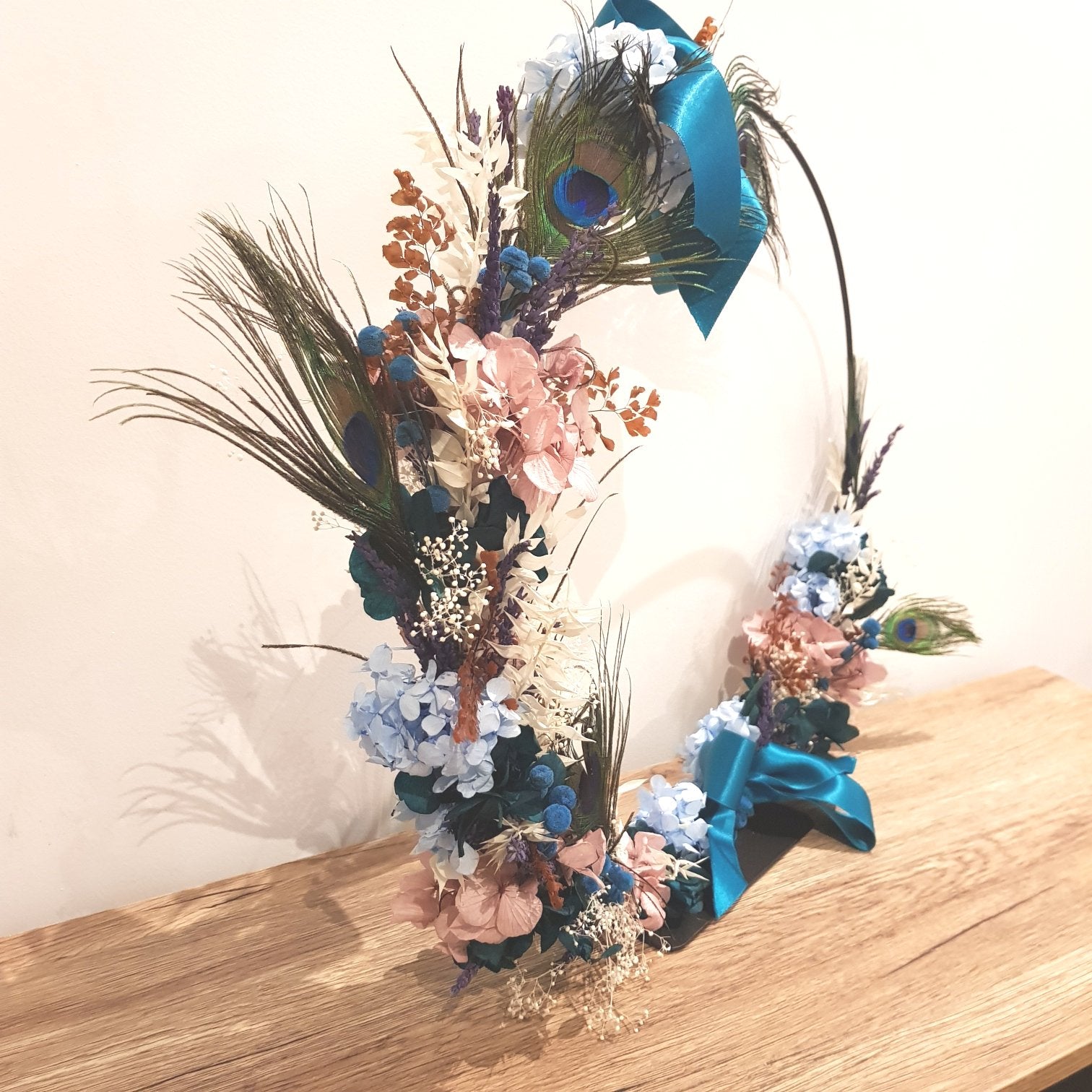 Ateliers Ouchamp Couronnes Route de la Pyramide 40 cm hortensia