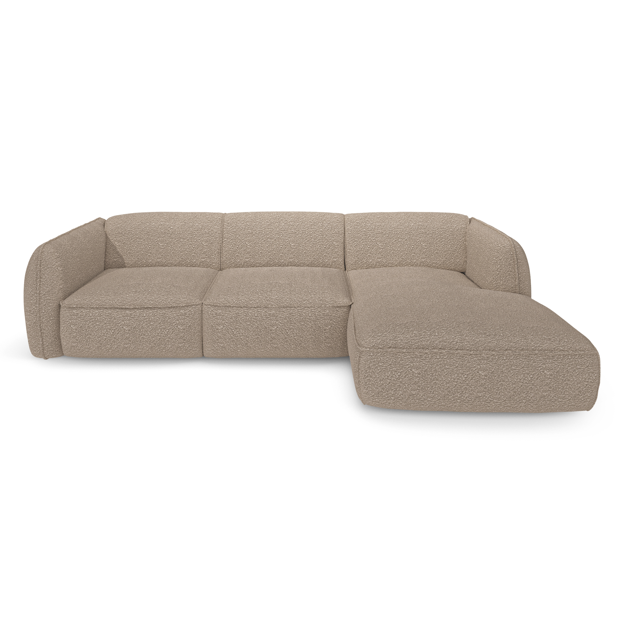 Sia Home Canapés Livia angle droit canapé crème