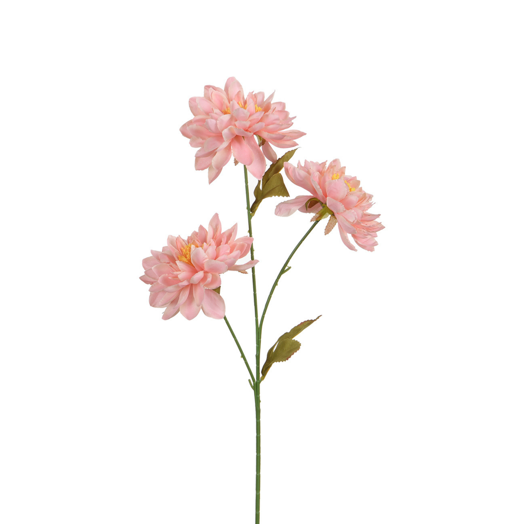 Sia Home Tige de Dahlia 3 fleurs 63 cm fleur blanche