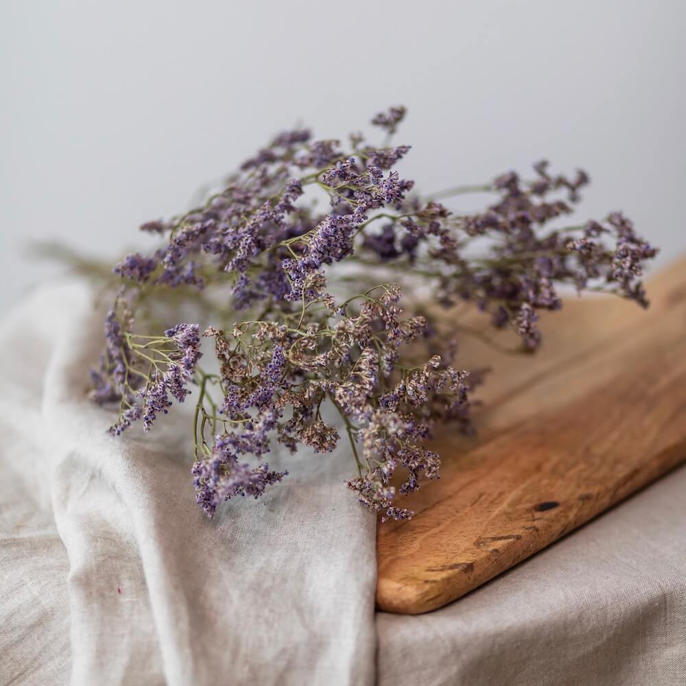 Flowrette Limonium violet fleur séchée botte x1 volume