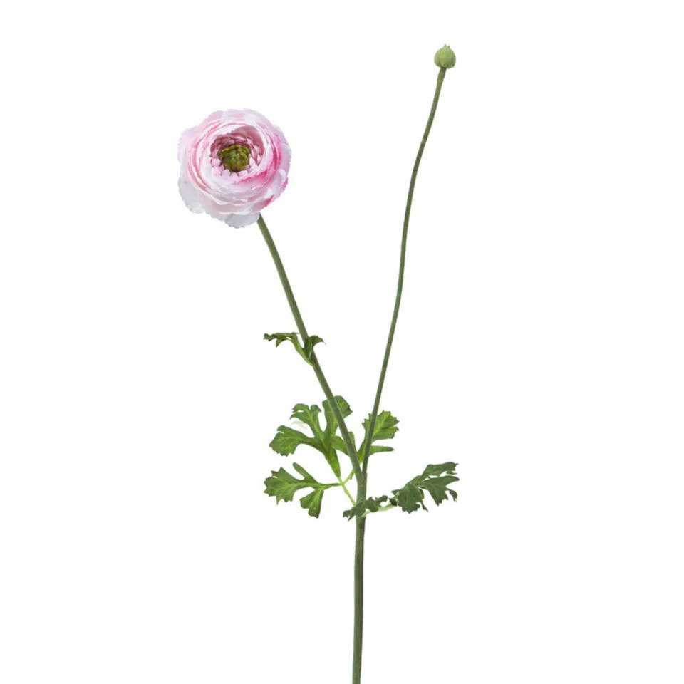 Sia Home Renoncule tige artificielle rose bourgeon 56 cm