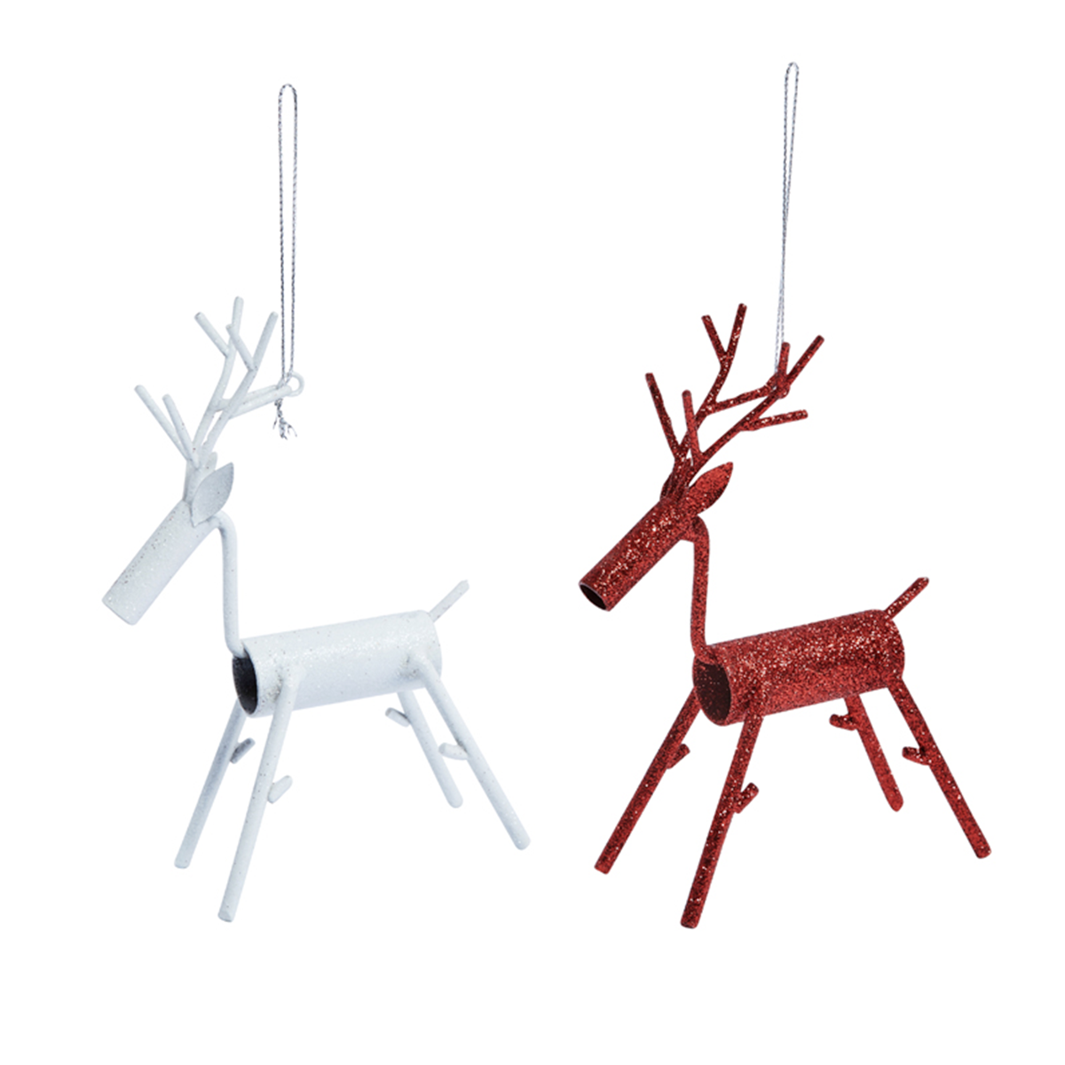 Sia Home Rennes suspensions sapin rouge lot 2 paillettes