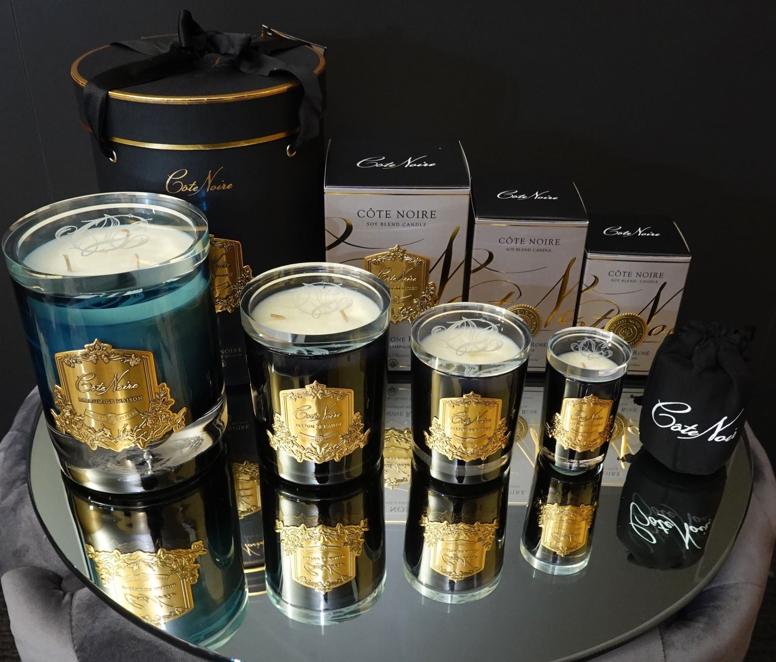 Côte Noire Soy Blend Candles bougie pink champagne 2,5kg