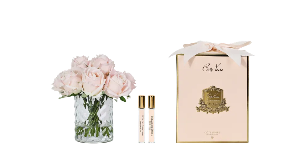 Côte Noire Herringbone HCF15 fleurs parfumées rose champagne